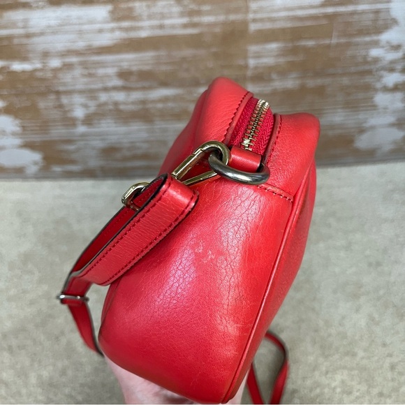 Valentino Signature Mia Crossbody Purse Poppy Red Preppy Classy Summer Tassel - Picture 6 of 15